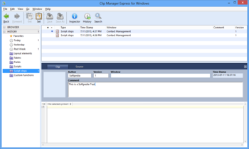 Clip Manager Express screenshot