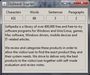 Clipboard Counter screenshot