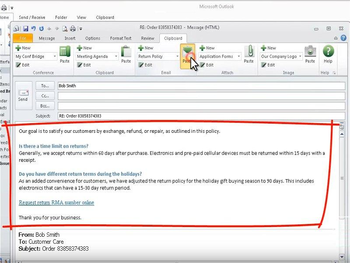 Clipboard for Microsoft Outlook screenshot 4