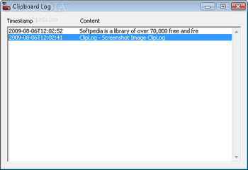 Clipboard Log screenshot