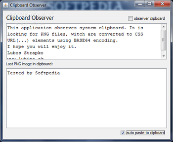 Clipboard Observer screenshot