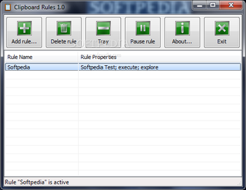 Clipboard Rules screenshot