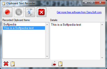 Clipboard Text Recorder screenshot