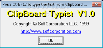 Clipboard Typist screenshot