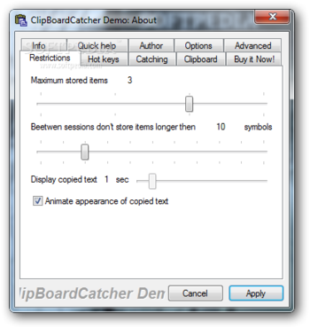 ClipBoardCatcher screenshot