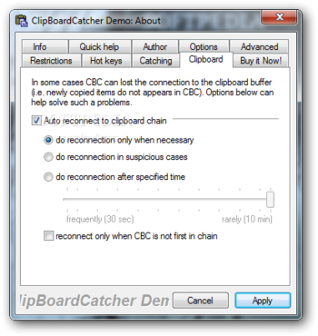ClipBoardCatcher screenshot 3