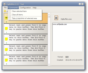 ClipBuffers screenshot 3