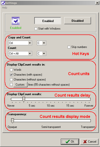 ClipCount: Cut and Paste Word Count screenshot