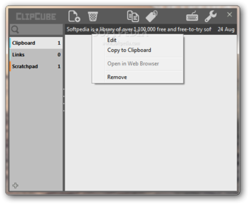 ClipCube (formerly Clipbox) screenshot