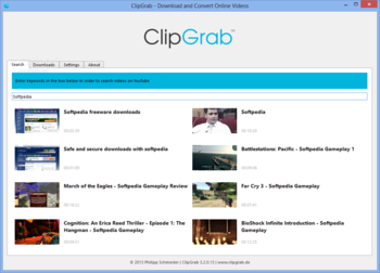 ClipGrab screenshot