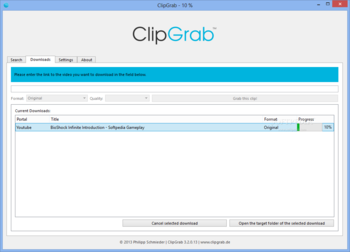 ClipGrab screenshot 3