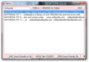 ClipLog and ClipFind screenshot 2