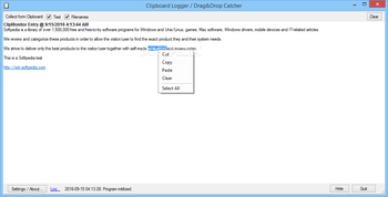 clipLogger screenshot