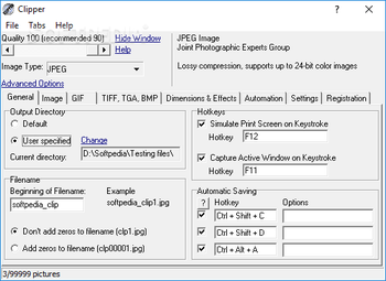 Clipper screenshot