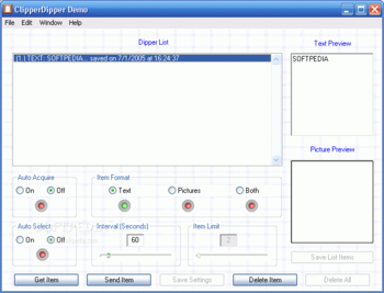 ClipperDipper screenshot