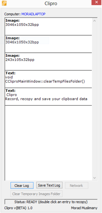 Clipro screenshot