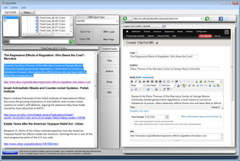 ClipToCMS screenshot