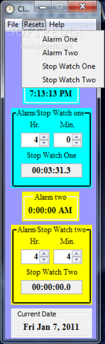 Clock screenshot 2