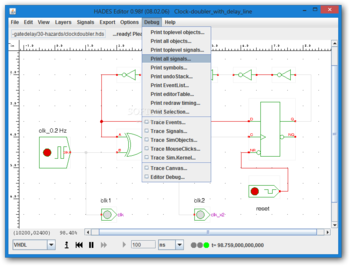 Clock-doubler with delay line screenshot 10