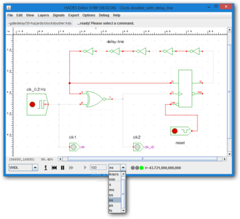 Clock-doubler with delay line screenshot 2