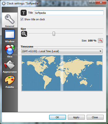 Clock-on-Desktop Lite screenshot 2