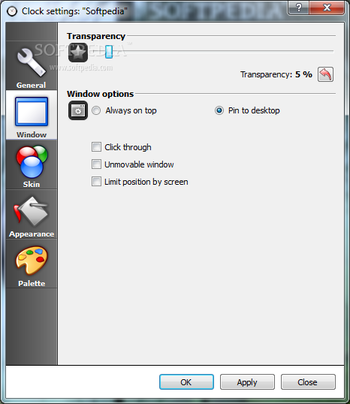 Clock-on-Desktop Lite screenshot 3