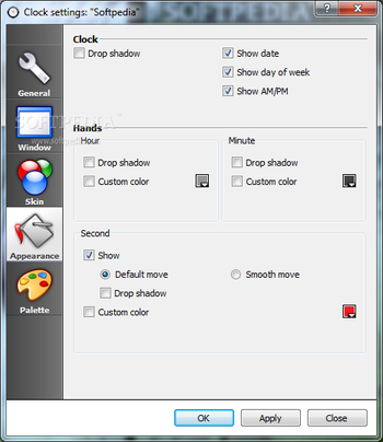 Clock-on-Desktop Lite screenshot 4