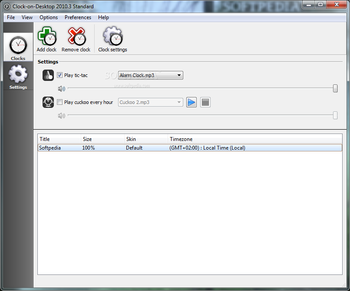 Clock-on-Desktop Standard screenshot 6