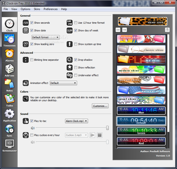 Clock-on-Tray Extended screenshot 3