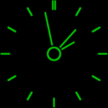 Clock screenshot