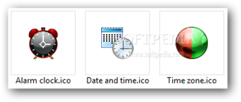 Clock Toolbar Icons screenshot