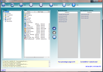 Clockfile screenshot
