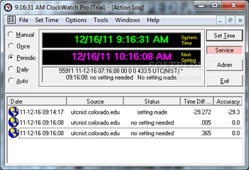 ClockWatch Pro screenshot
