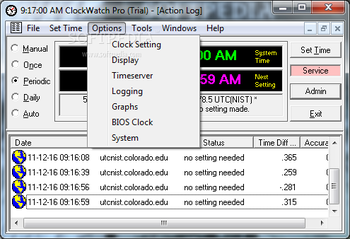 ClockWatch Pro screenshot 3