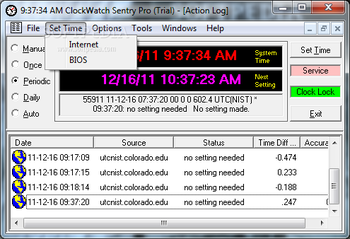 ClockWatch Sentry Pro screenshot 2