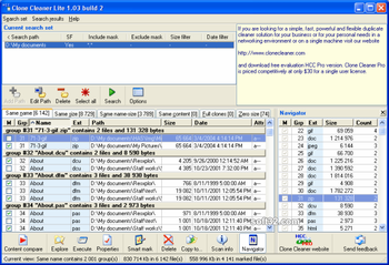 Clone Cleaner Lite screenshot