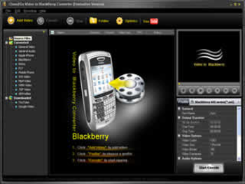 Clone2Go Video to Blackberry Converter screenshot