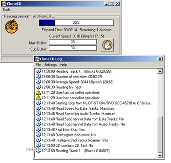 CloneCD screenshot 2