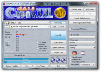 ClonyXXL screenshot