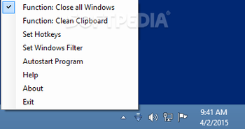 Close all Windows screenshot