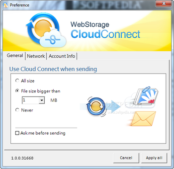 Cloud Connect for Outlook screenshot 2
