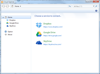 Cloud Explorer screenshot