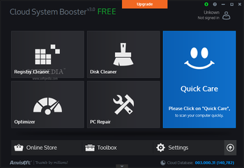 Cloud System Booster screenshot