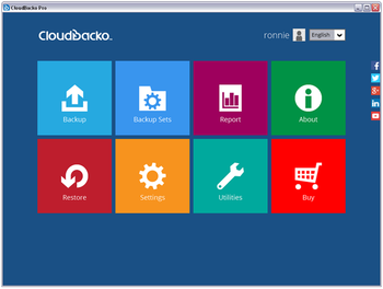 CloudBacko Pro for Windows screenshot