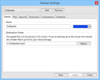 CloudBackupXL screenshot 3