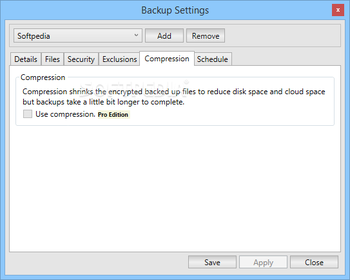 CloudBackupXL screenshot 7