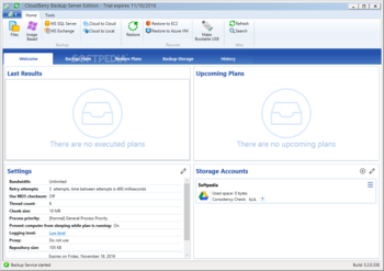 CloudBerry Backup Server Edition screenshot