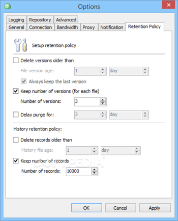 CloudBerry Backup Server Edition screenshot 11