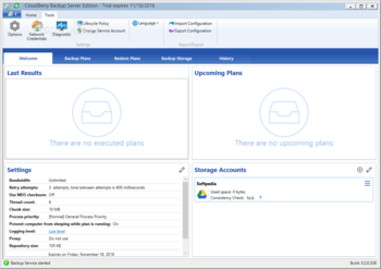 CloudBerry Backup Server Edition screenshot 2