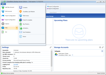 CloudBerry Backup Server Edition screenshot 3